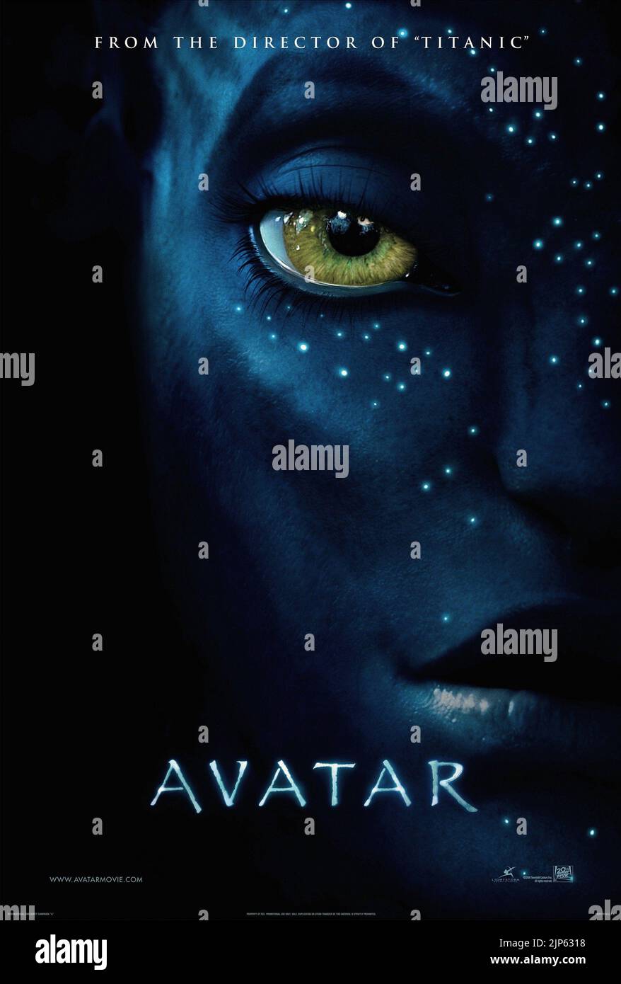 ZOE SALDANA, AVATAR, 2009 Stock Photo