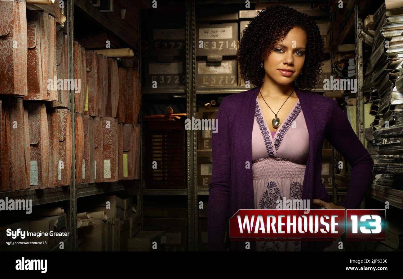GENELLE WILLIAMS POSTER, WAREHOUSE 13, 2009 Stock Photo