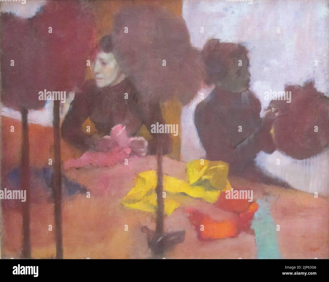 The Milliners The Milliners by Edgar Degas, c. 1882 Stock Photo - Alamy