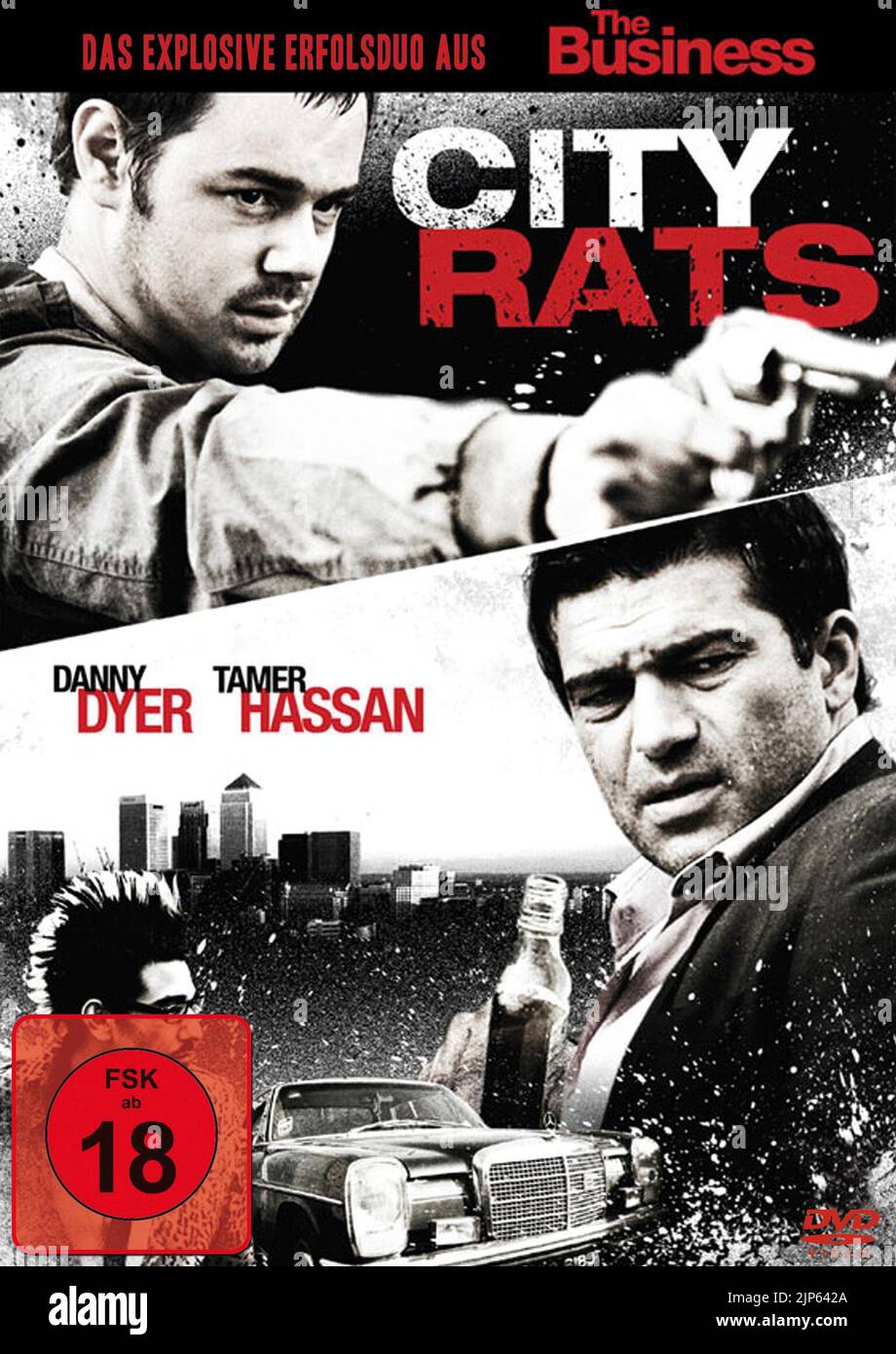 DANNY DYER, TAMER HASSAN POSTER, CITY RATS, 2009 Stock Photo