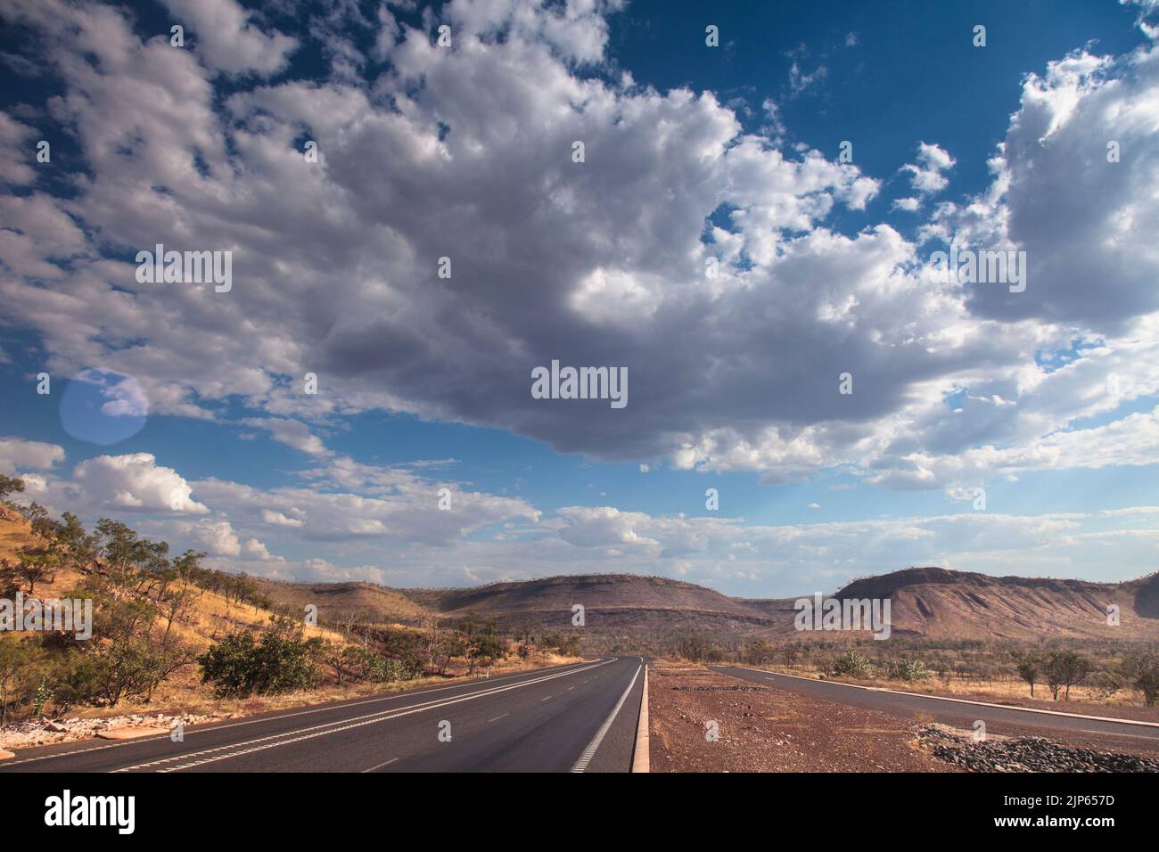 Great Northern Highway (GNH) near Wyndham, East Kimberley Stock Photo