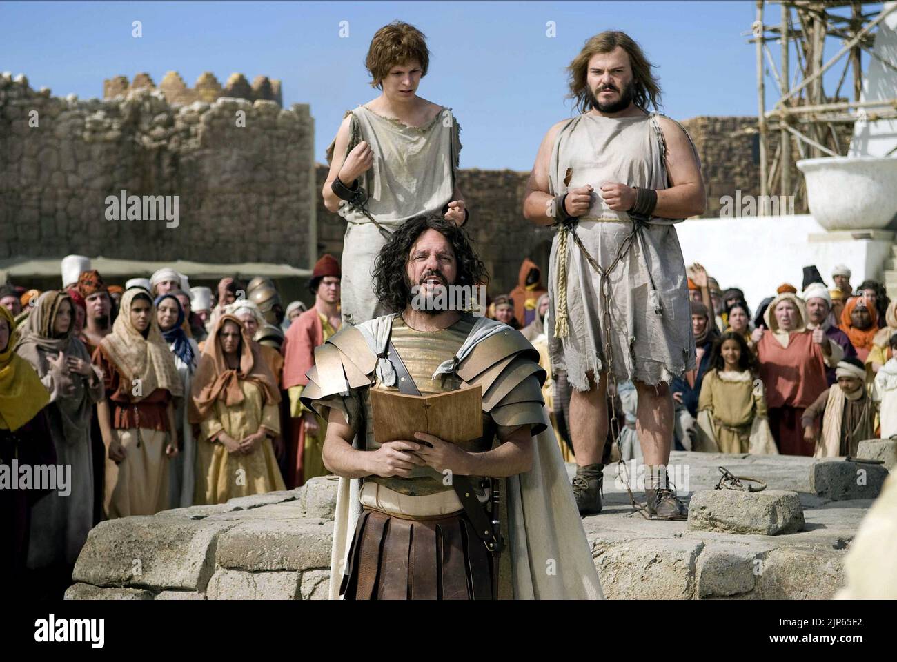 MICHAEL CERA DAVID CROSS JACK BLACK YEAR ONE 2009 Stock Photo Alamy Michael cera david cross jack black year one 2009 stock photo alamy