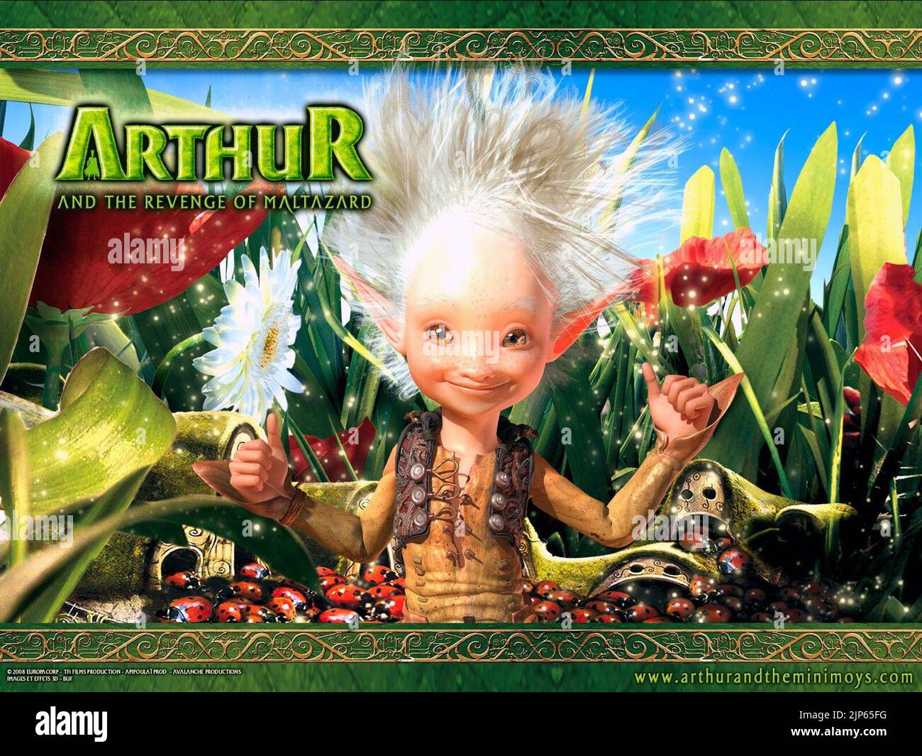 ARTHUR POSTER ARTHUR AND THE REVENGE OF MALTAZARD 2009 Stock Photo 