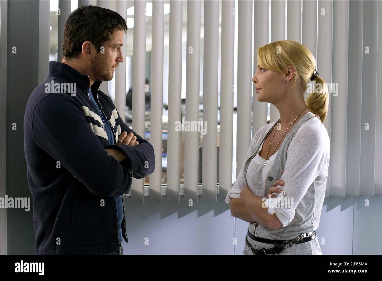 GERARD BUTLER, KATHERINE HEIGL, THE UGLY TRUTH, 2009 Stock Photo - Alamy