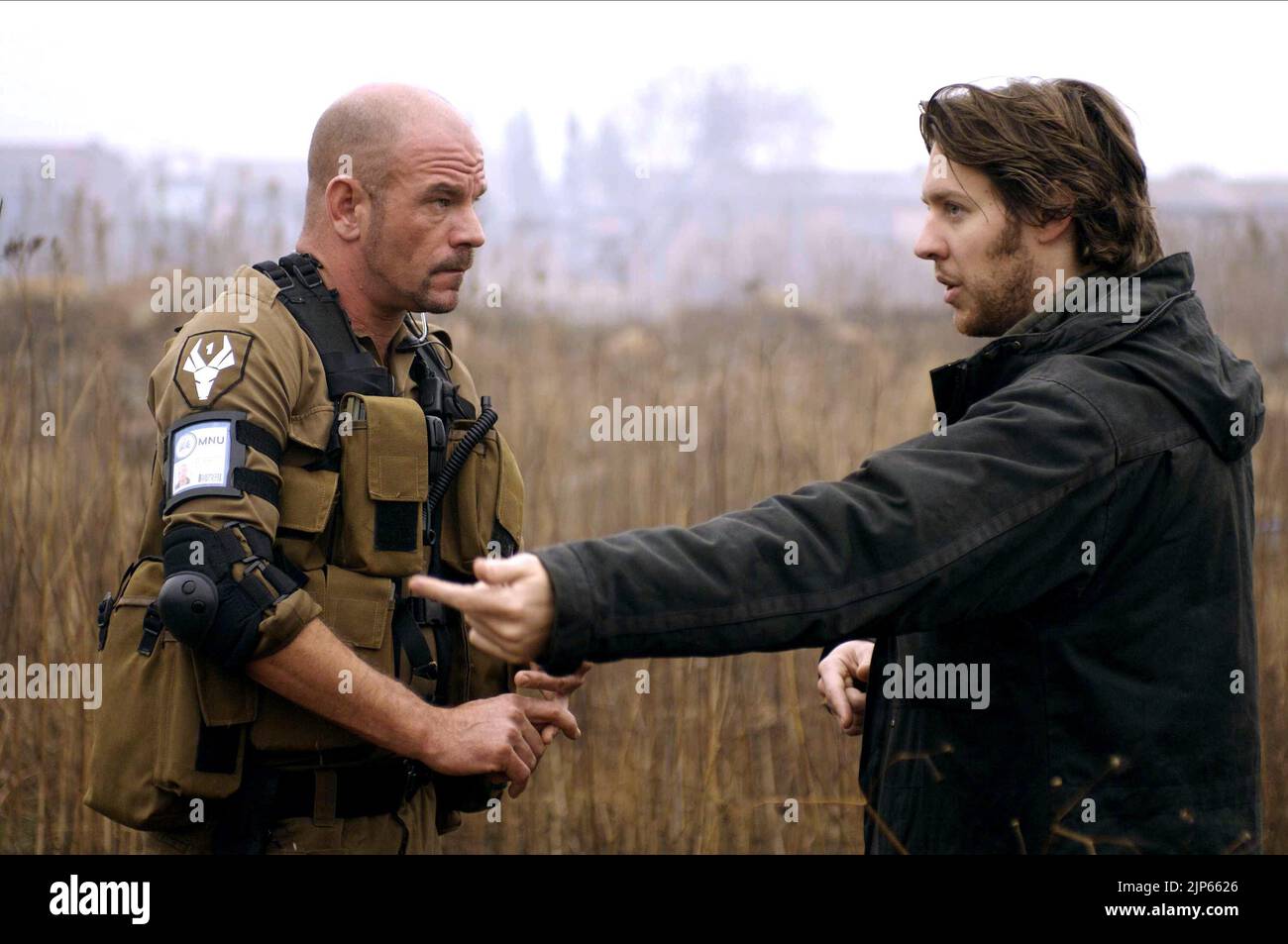 DAVID JAMES, NEILL BLOMKAMP, DISTRICT 9, 2009 Stock Photo