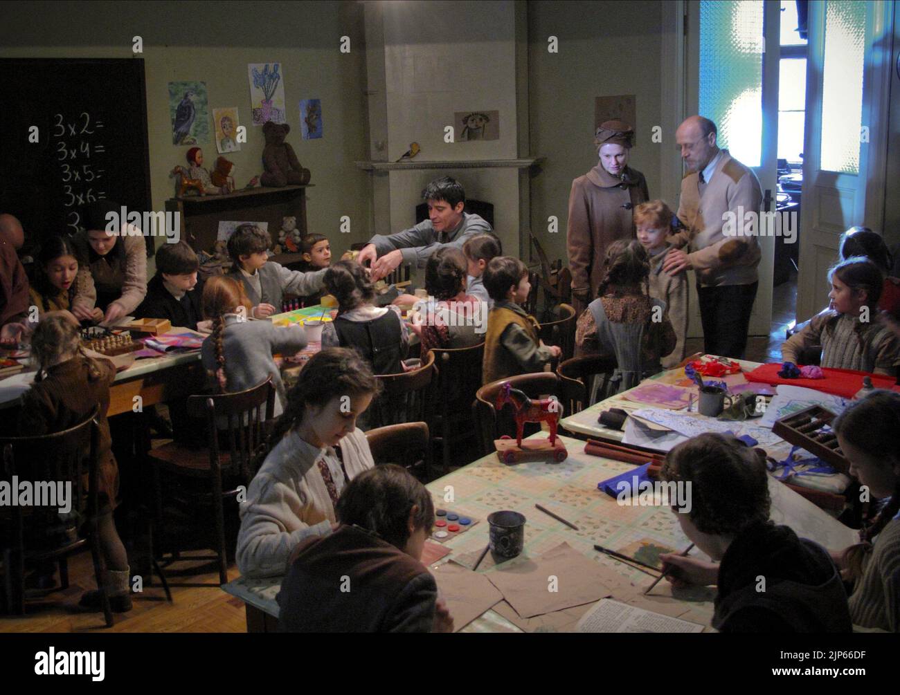SCHOOL CLASSROOM SCENE, THE COURAGEOUS HEART OF IRENA SENDLER, 2009 Stock Photo