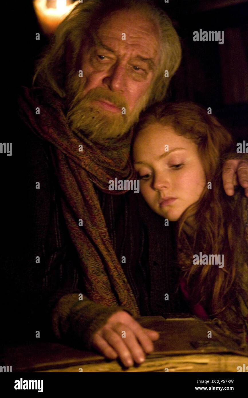 CHRISTOPHER PLUMMER, LILY COLE, THE IMAGINARIUM OF DOCTOR PARNASSUS, 2009 Stock Photo