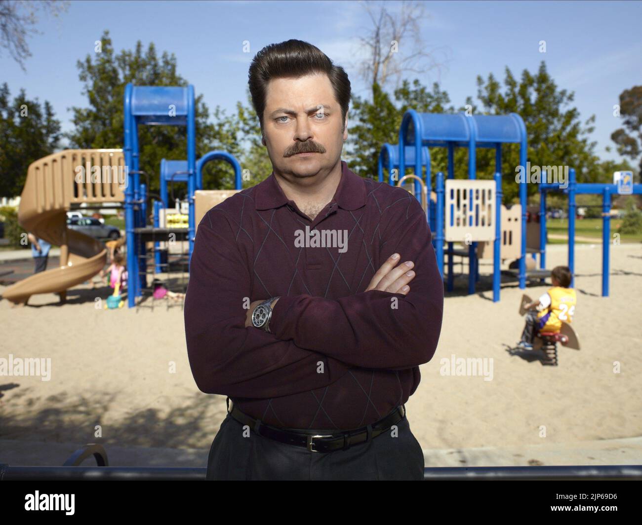 NICK OFFERMAN, PARKS AND RECREATION, 2009 Stock Photo