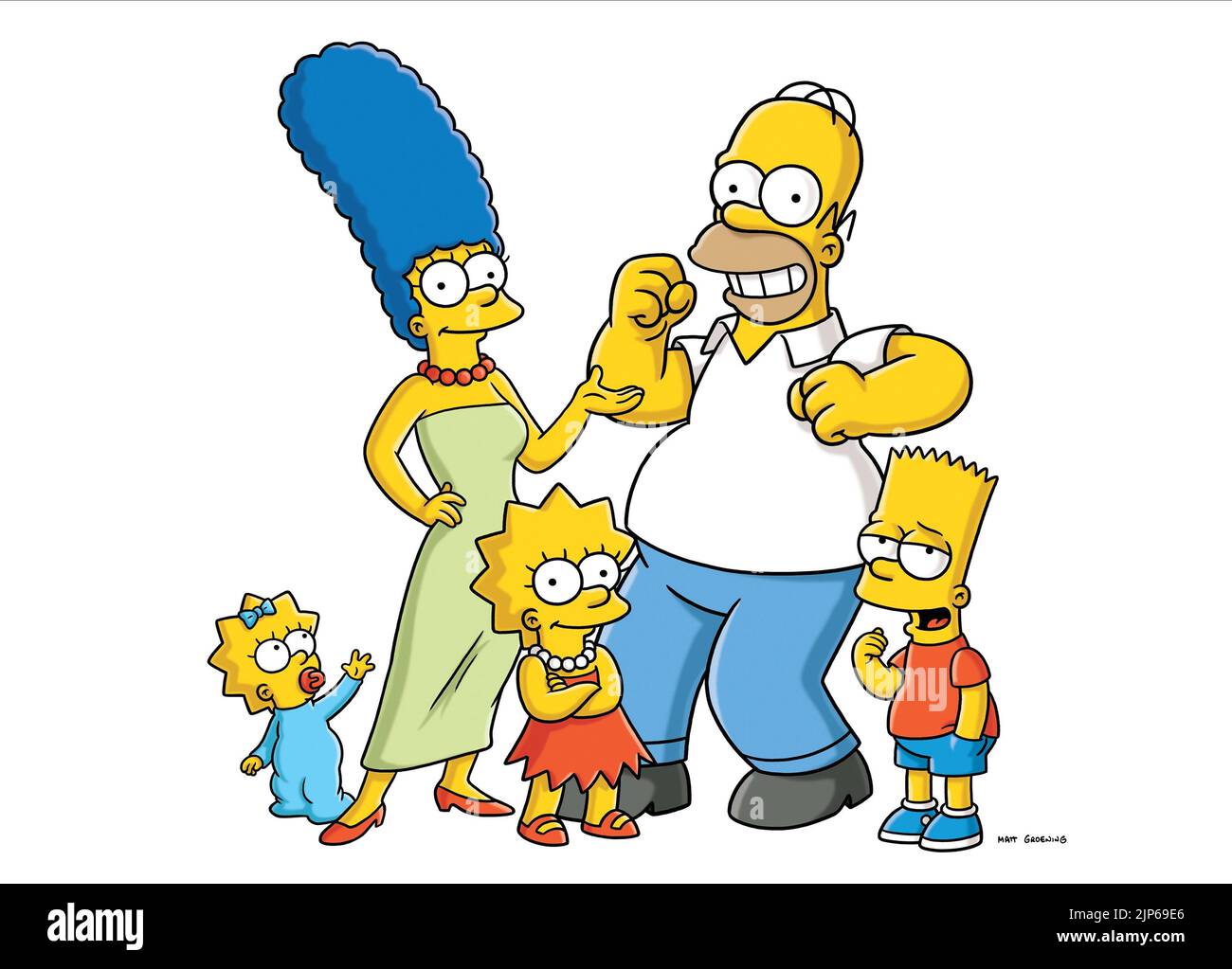 MAGGIE SIMPSON, MARGE SIMPSON, LISA SIMPSON, HOMER SIMPSON, BART SIMPSON, THE SIMPSONS: SEASON 21, 2009 Stock Photo