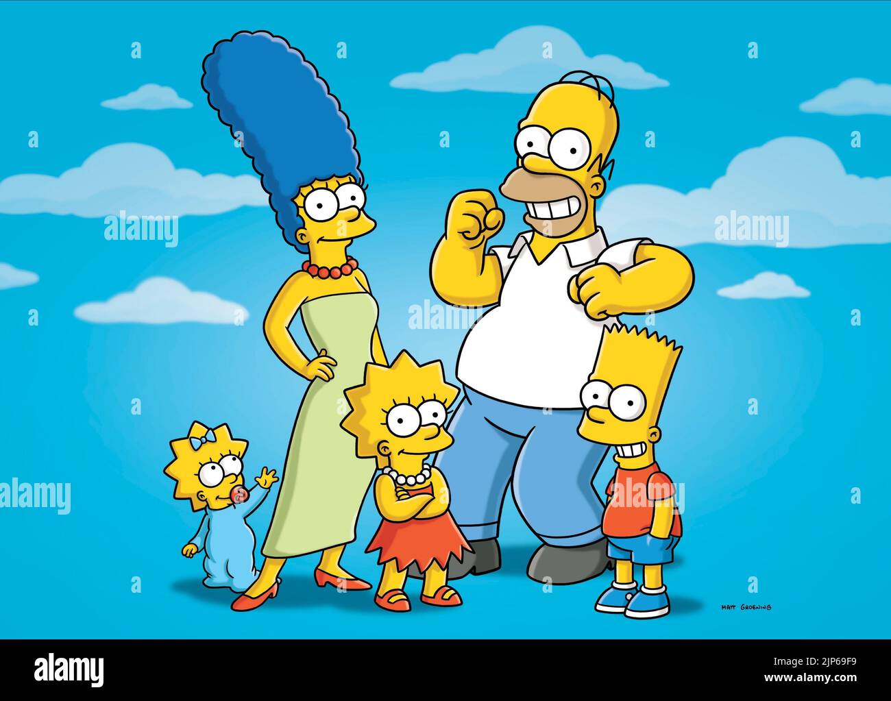 MAGGIE SIMPSON, MARGE SIMPSON, LISA SIMPSON, HOMER SIMPSON, BART SIMPSON, THE SIMPSONS: SEASON 21, 2009 Stock Photo