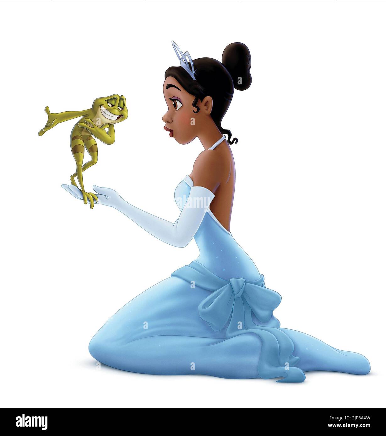 FROG NAVEEN, PRINCESS TIANA, THE PRINCESS AND THE FROG, 2009 Stock Photo