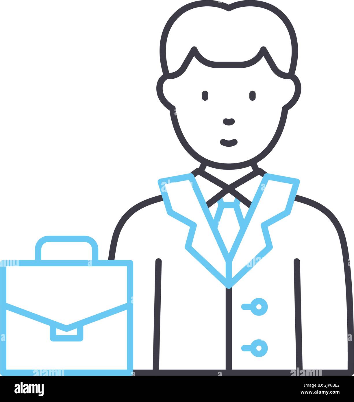 Manager case icon outline hi-res stock photography and images - Alamy