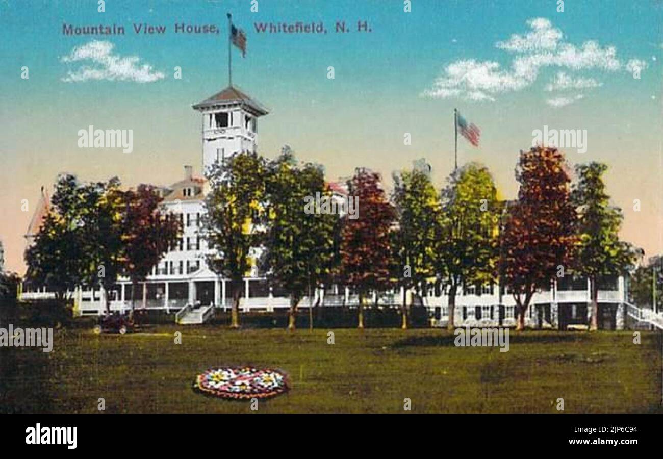 The Mountain View House, Whitefield, NH Stock Photo Alamy