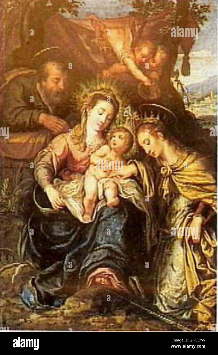 The Mystic Marriage of Saint Catherine Stock Photo - Alamy