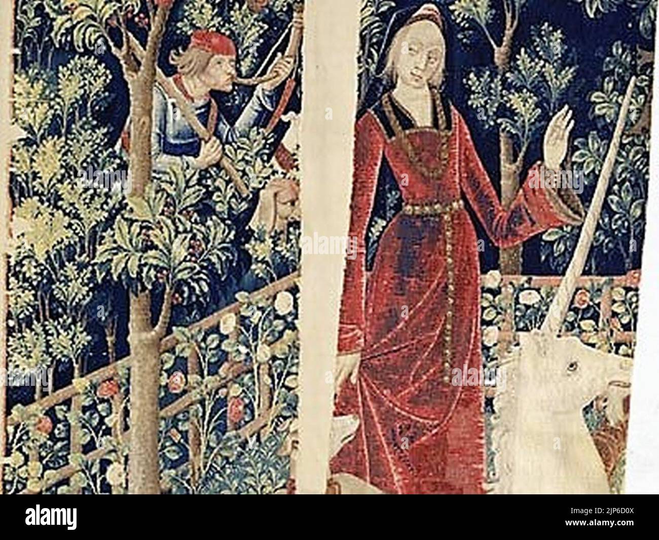 The Mystic Capture of the Unicorn (from the Unicorn Tapestries ...