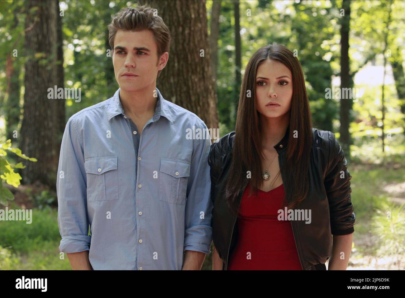 WESLEY,DOBREV, THE VAMPIRE DIARIES : SEASON 1, 2009 Stock Photo