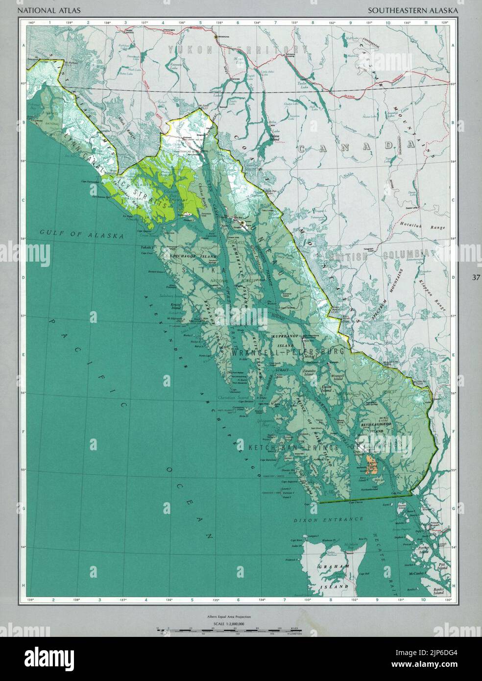 The national atlas of the United States of America Stock Photo Alamy