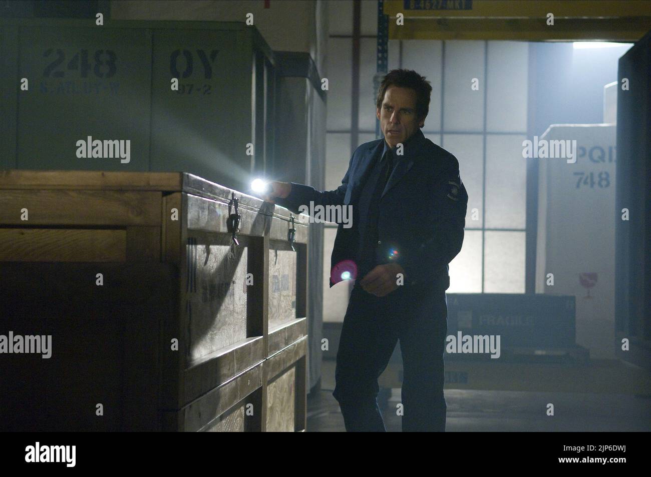 BEN STILLER, NIGHT AT THE MUSEUM: BATTLE OF THE SMITHSONIAN, 2009 Stock ...