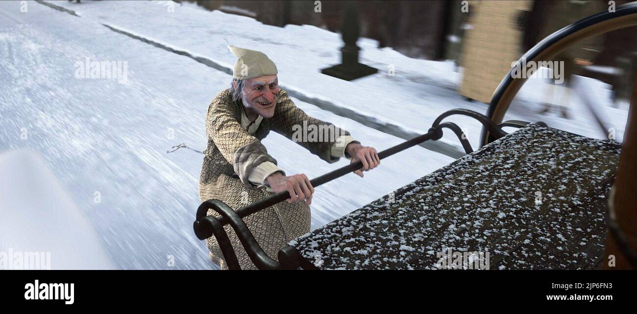 EBENEZER SCROOGE, A CHRISTMAS CAROL, 2009 Stock Photo