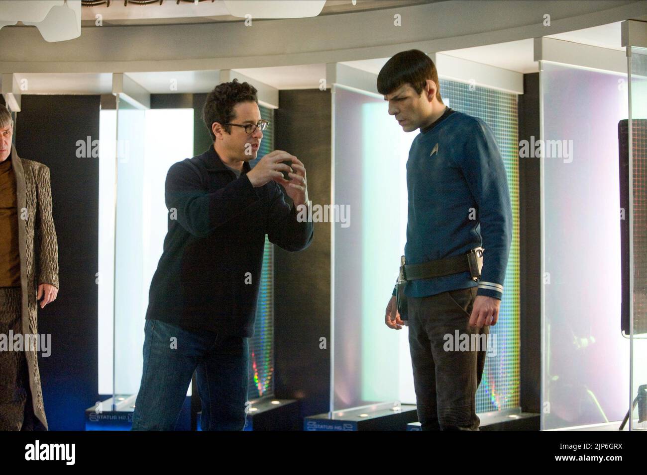 ABRAMS,QUINTO, STAR TREK, 2009 Stock Photo