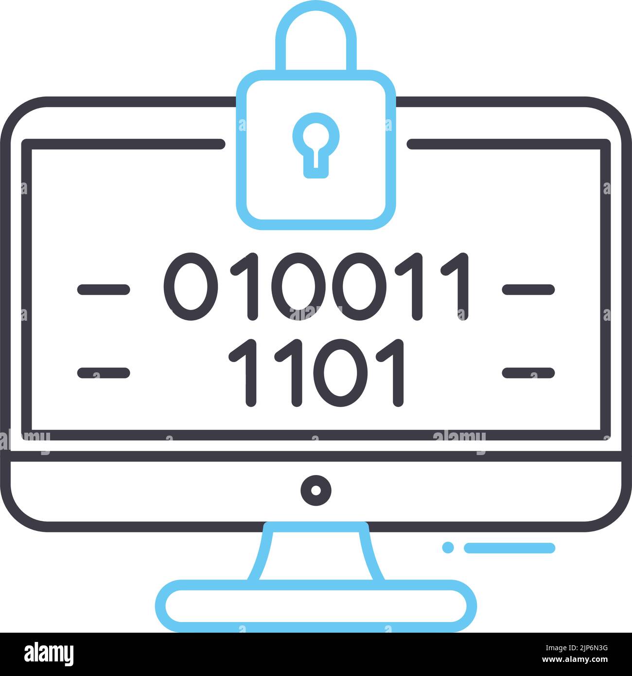 Password encryption Stock Vector Images - Alamy