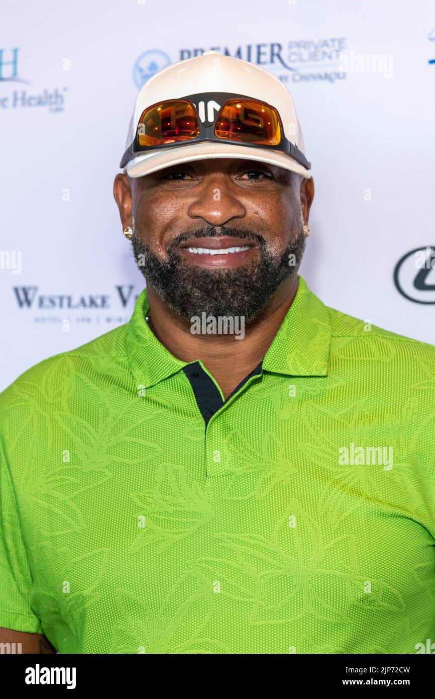 Greg Vaughn attends 9th Annual Cedric The Entertainer Celebrity Golf Classic Presented By Lexus at Spanish Hills Club, Camarillo, CA on August 15, 2022 Stock Photo