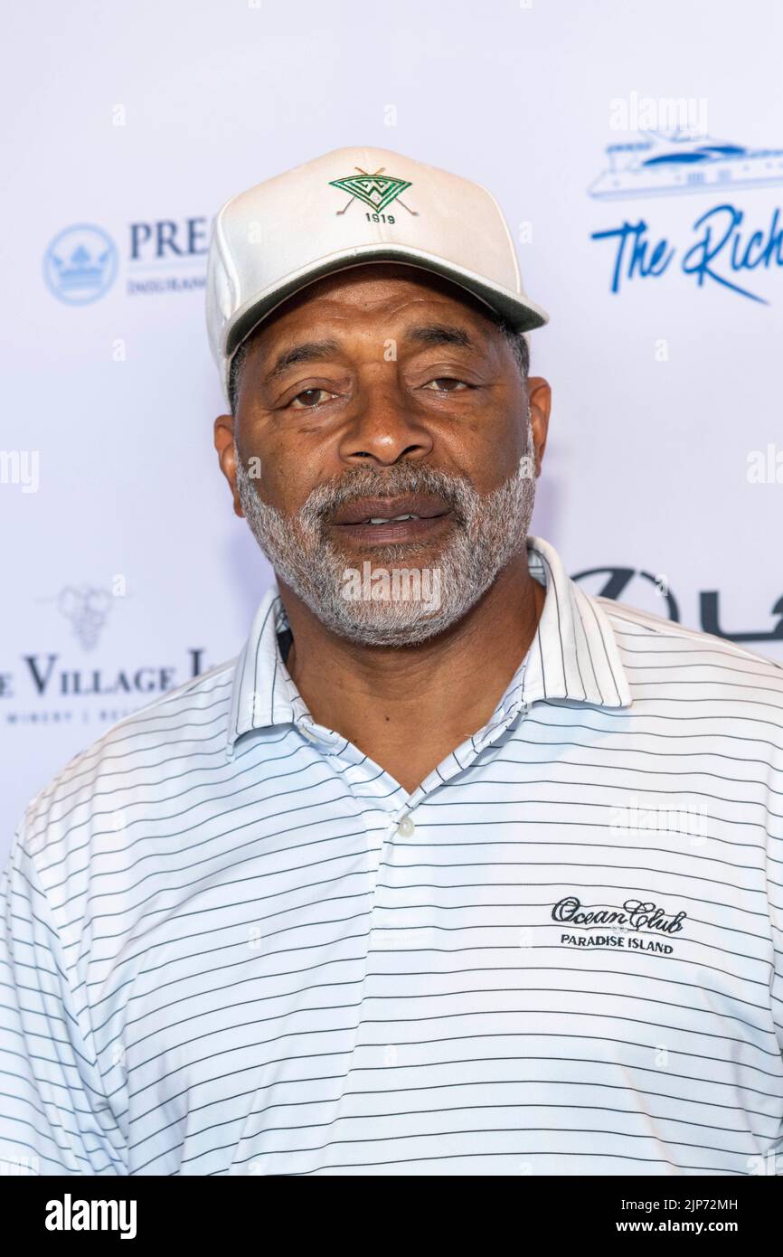 Norm Nixon attends 9th Annual Cedric The Entertainer Celebrity Golf Classic Presented By Lexus at Spanish Hills Club, Camarillo, CA on August 15, 2022 Stock Photo