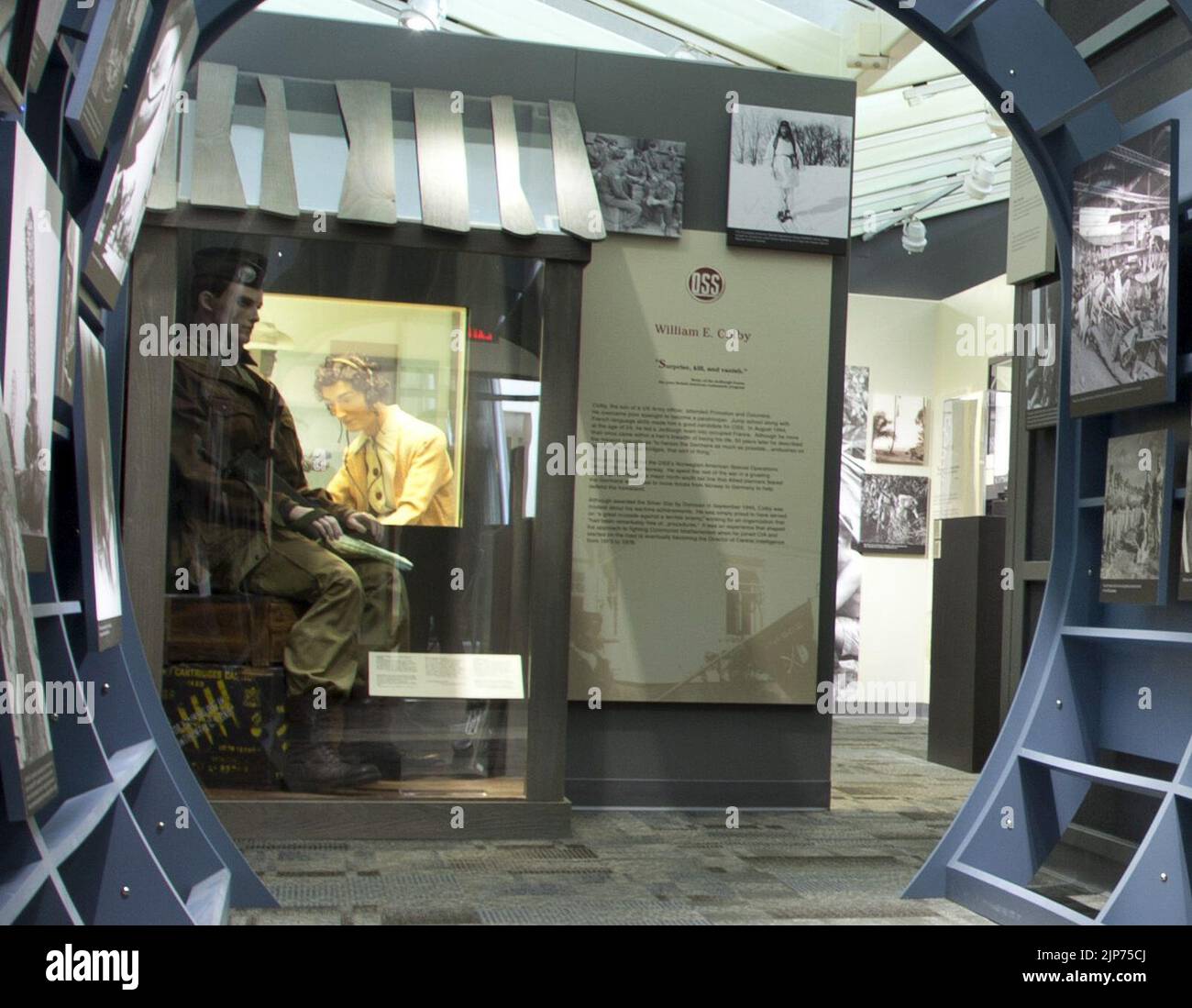 The OSS Gallery at CIA Museum Stock Photo - Alamy