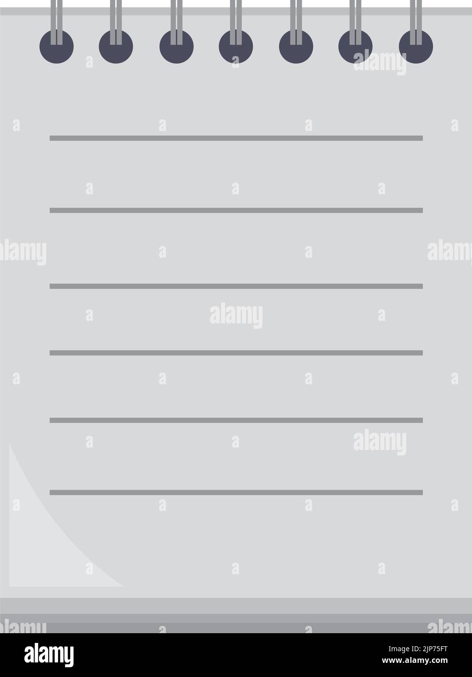 notepad document icon Stock Vector Image & Art - Alamy