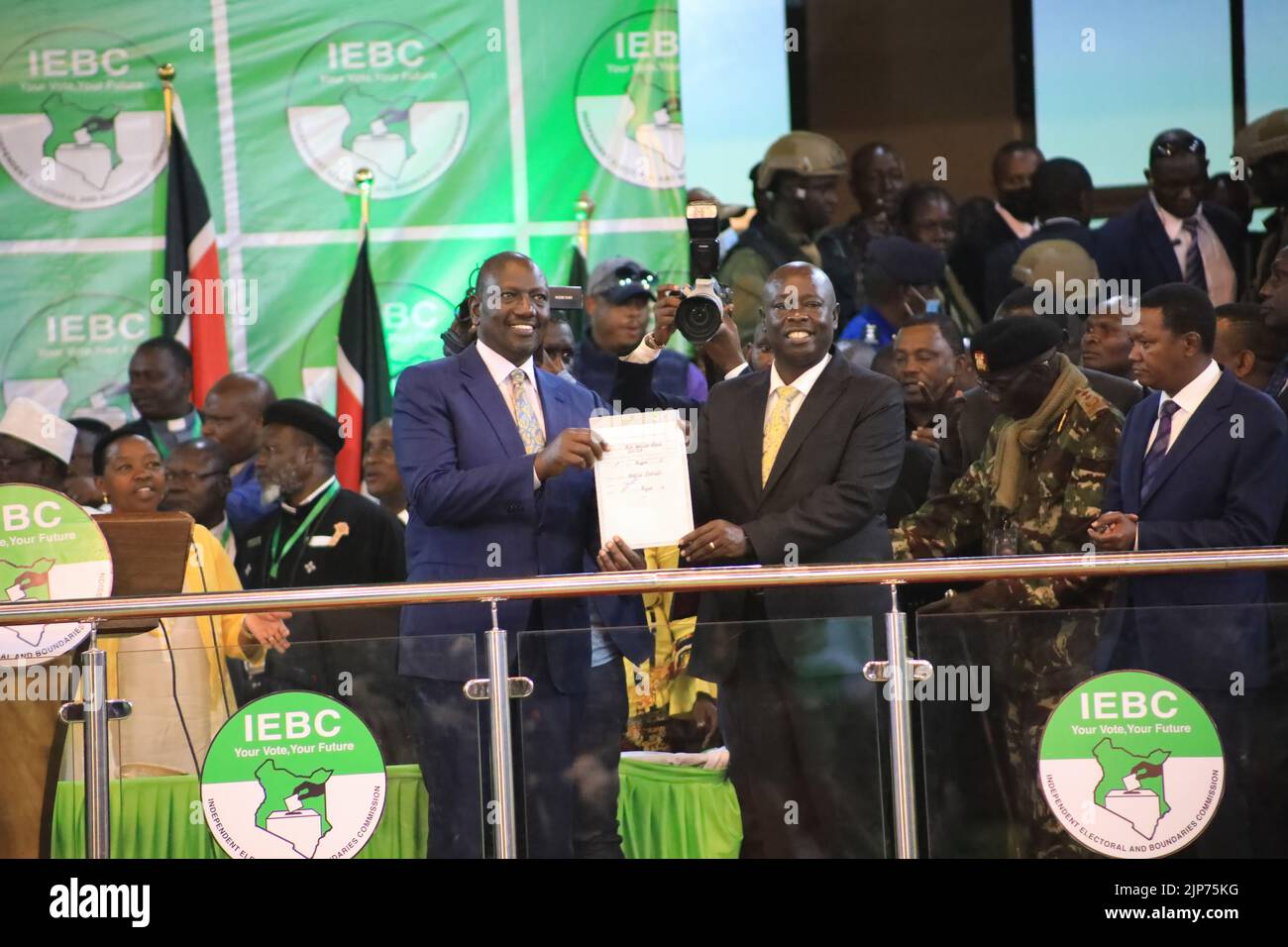 Nairobi, Kenya. 15th Aug, 2022. Kenya's president elect William Samoei