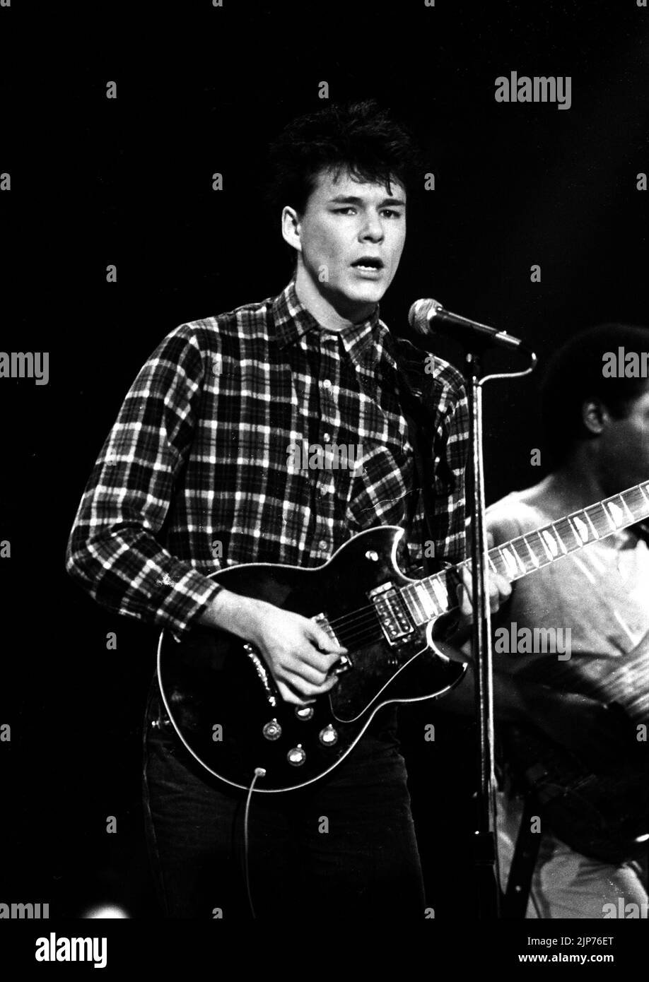 Stuart Adamson of Big Country on American Bandstand 1984 Credit: Ron ...