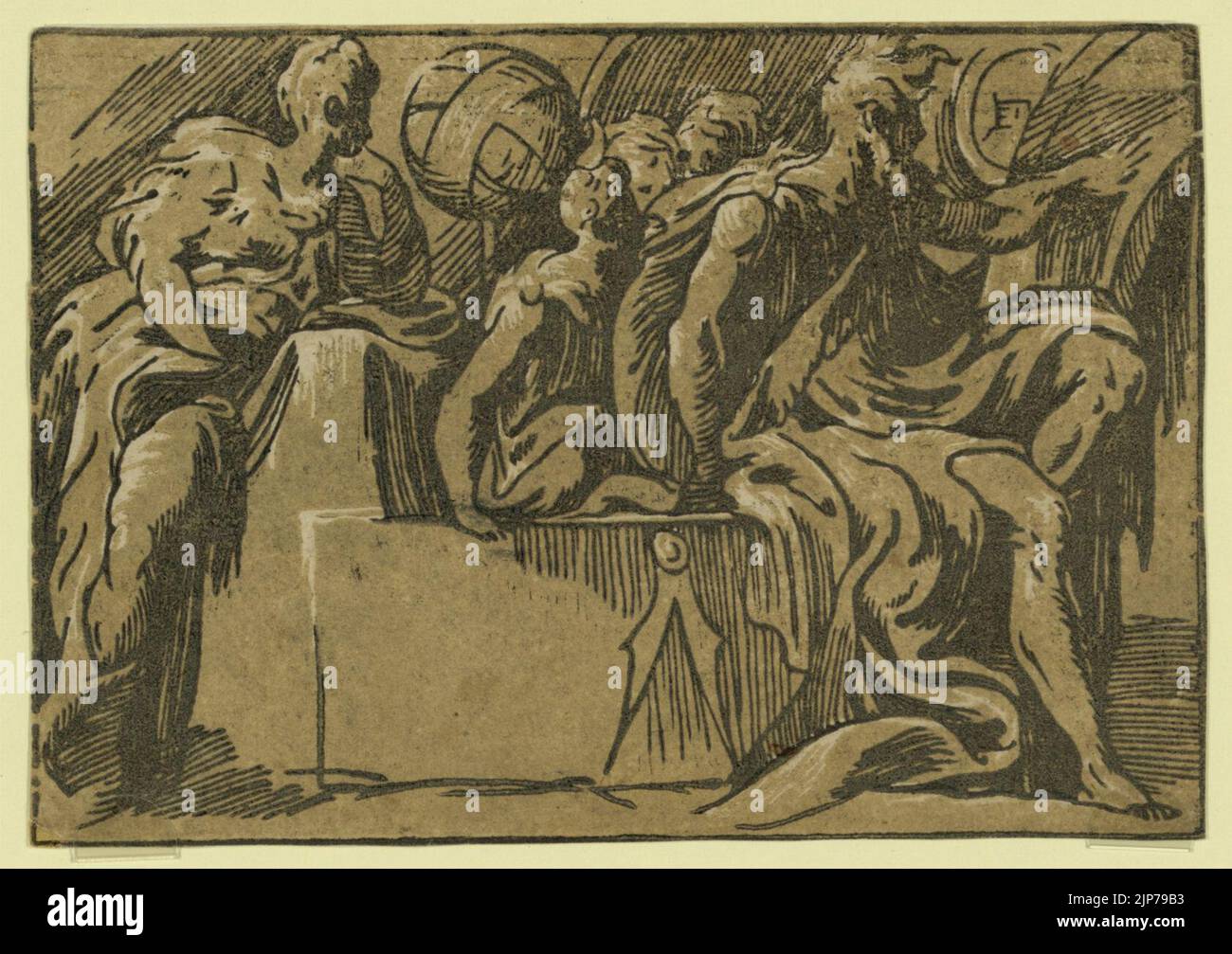 The philosopher Diogenes and the allegory of astronomy Stock Photo Alamy