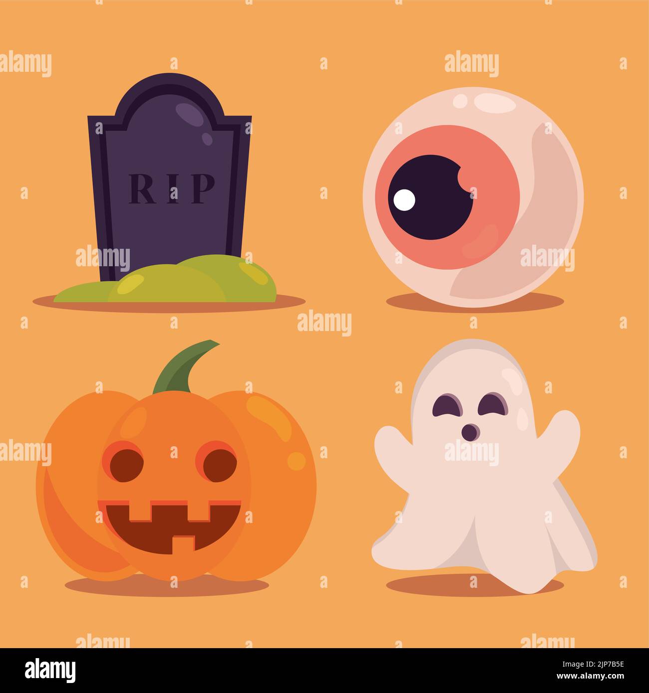 icons halloween miscellaneous Stock Vector