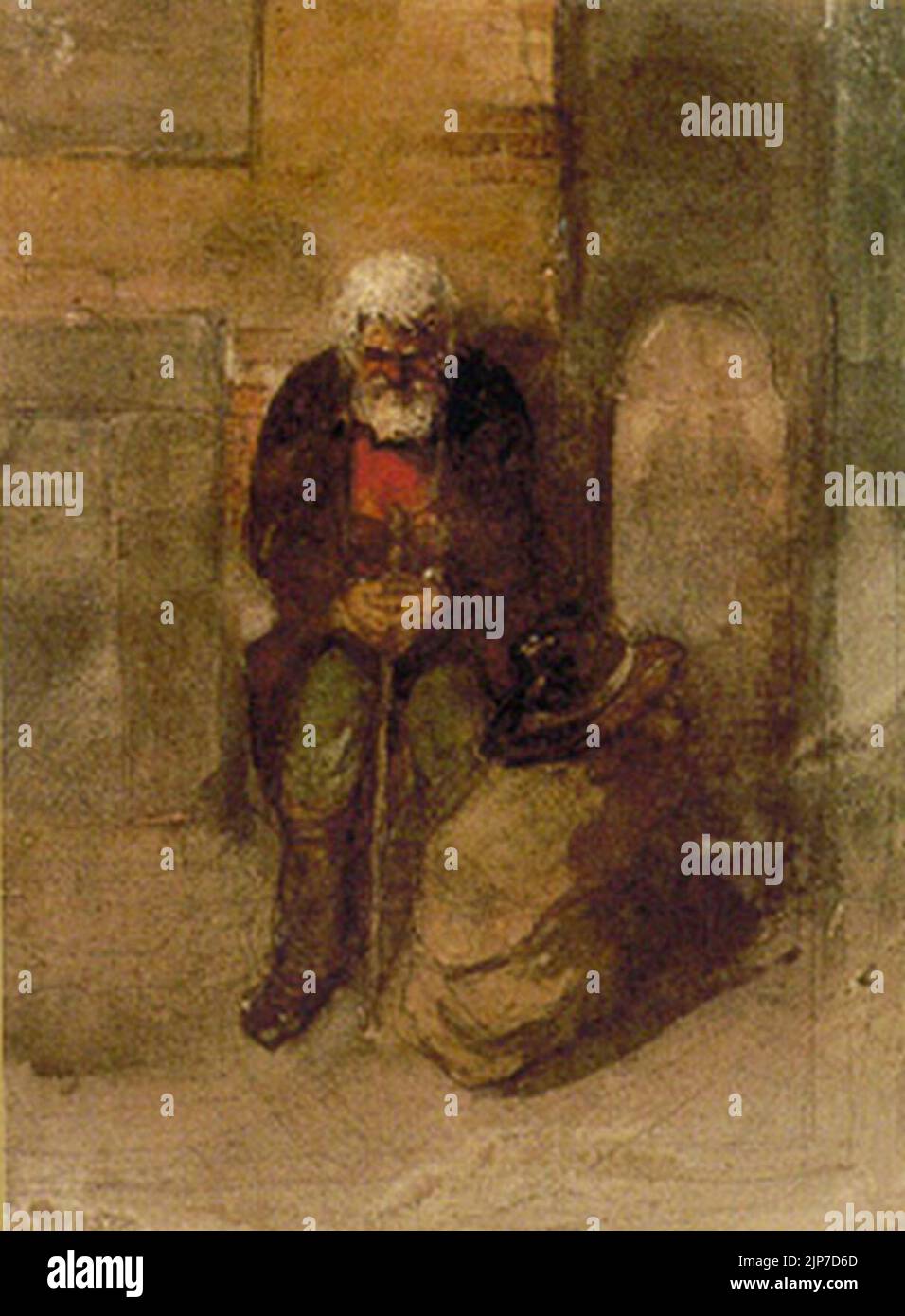 The Poor Jew Stock Photo - Alamy