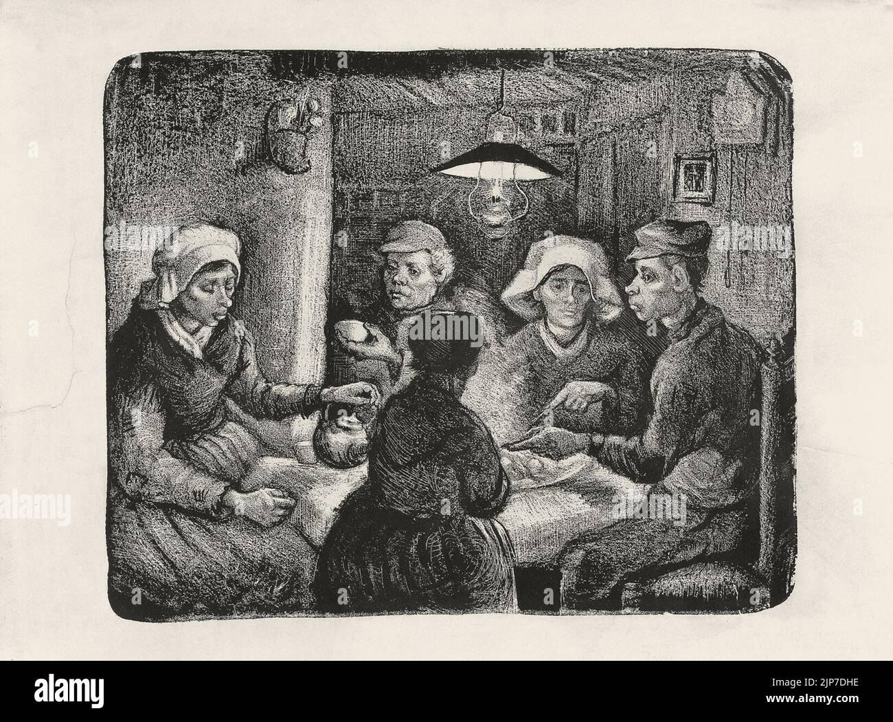 The Potato Eaters (1885 Stock Photo Alamy