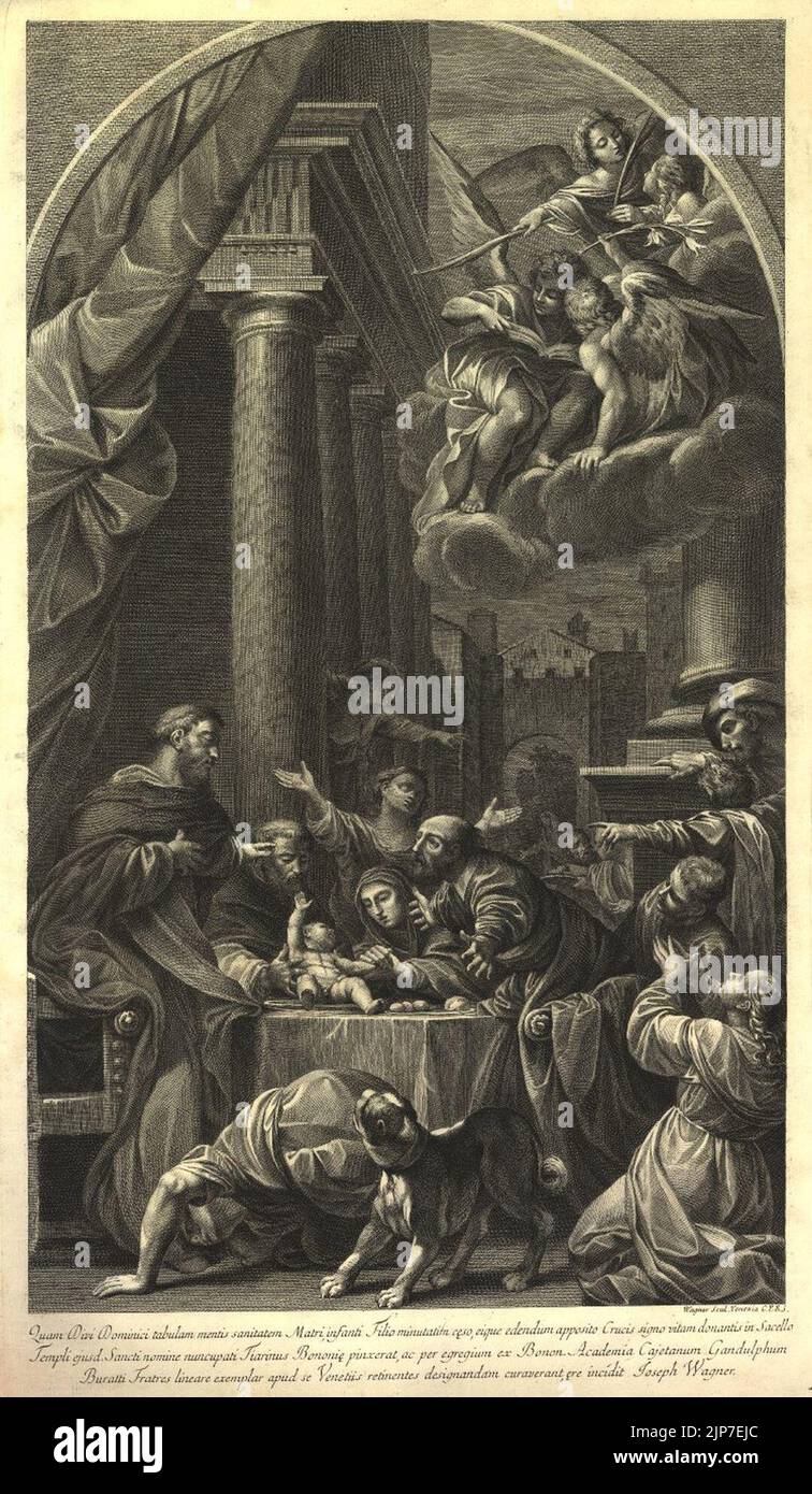 The presentation of Christ in the temple Stock Photo - Alamy