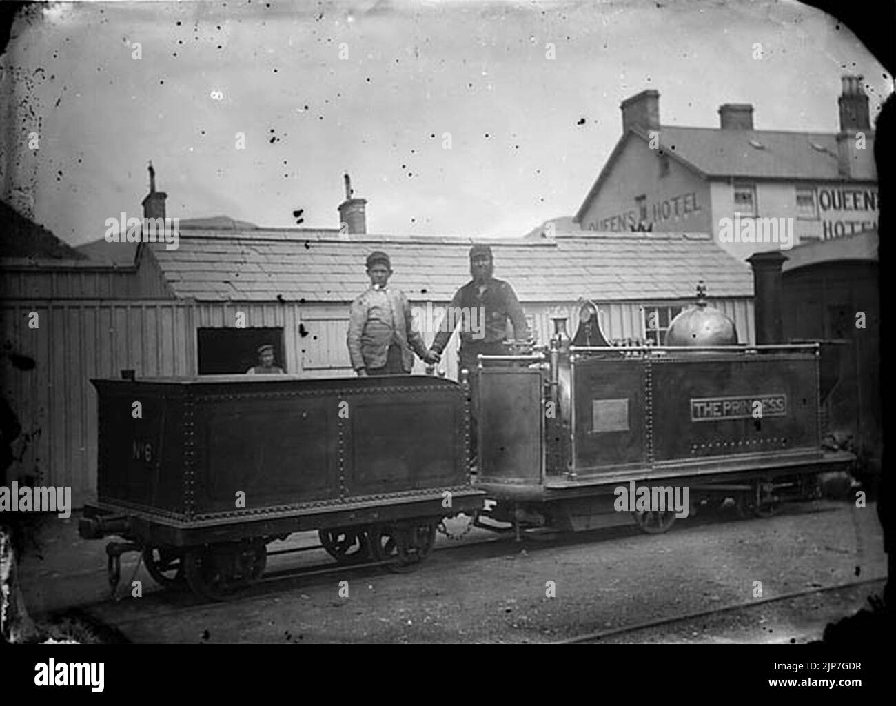 The Princess locomotive engine, Ffestiniog railway Stock Photo