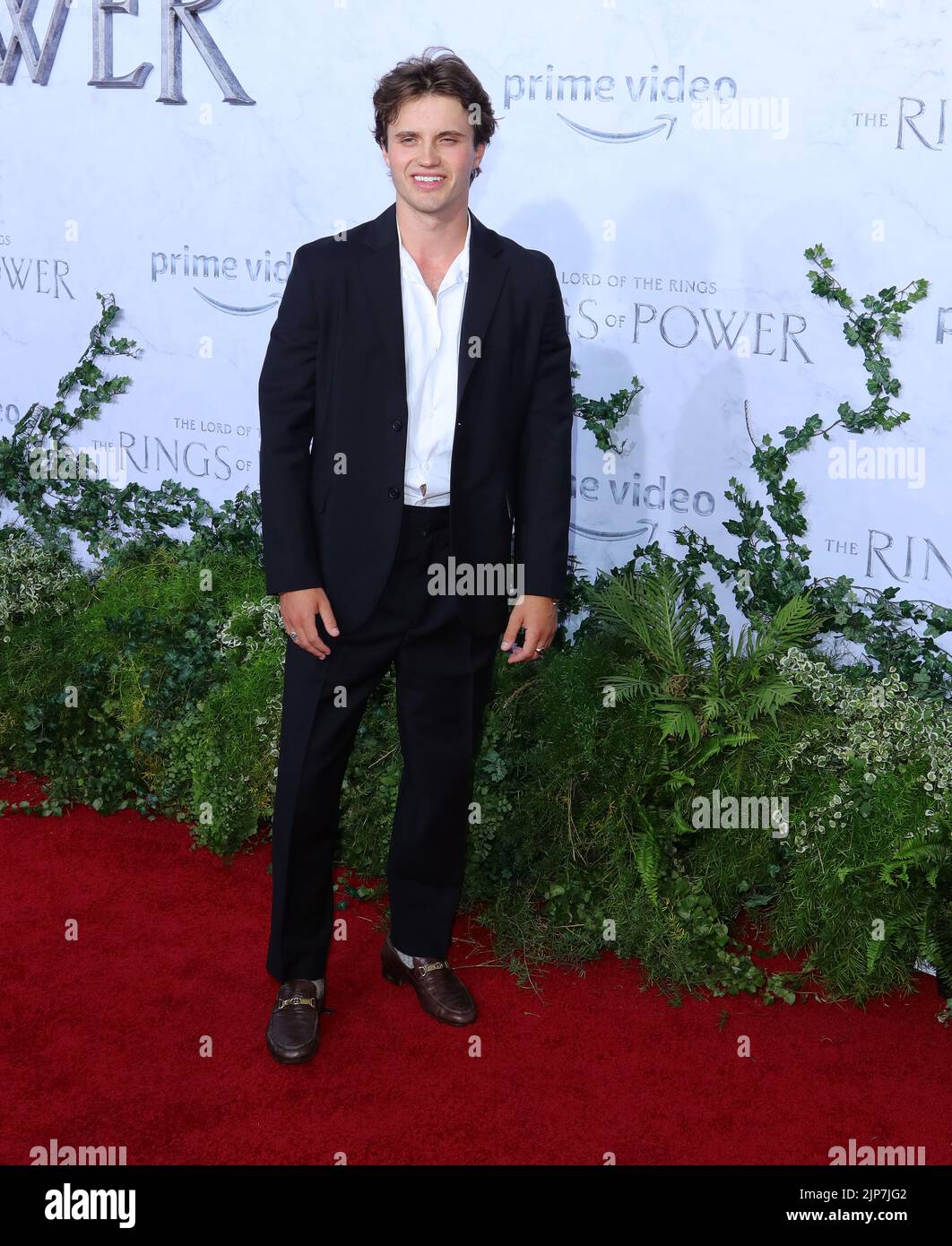 Culver City, USA. 15th Aug, 2022. George Sear arrives at The LA Premiere of Amazon Studios The Lord of the Rings: The Rings of Power held at The Culver Studios in Culver City, CA on Monday, August 15, 2022 . (Photo By Juan Pablo Rico/Sipa USA) Credit: Sipa USA/Alamy Live News Stock Photo