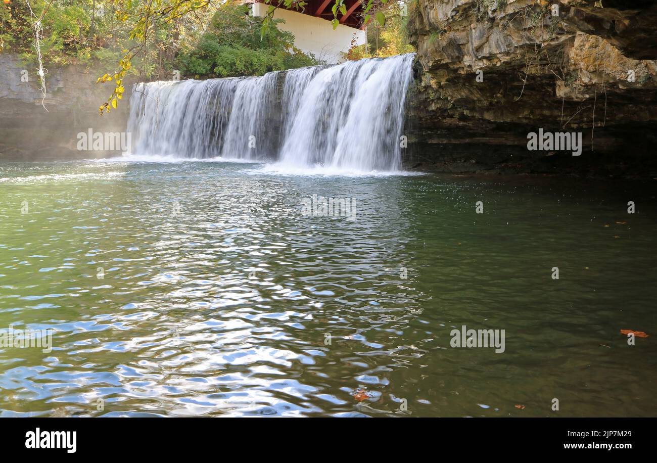 Ludlow Falls, Ohio Stock Photo