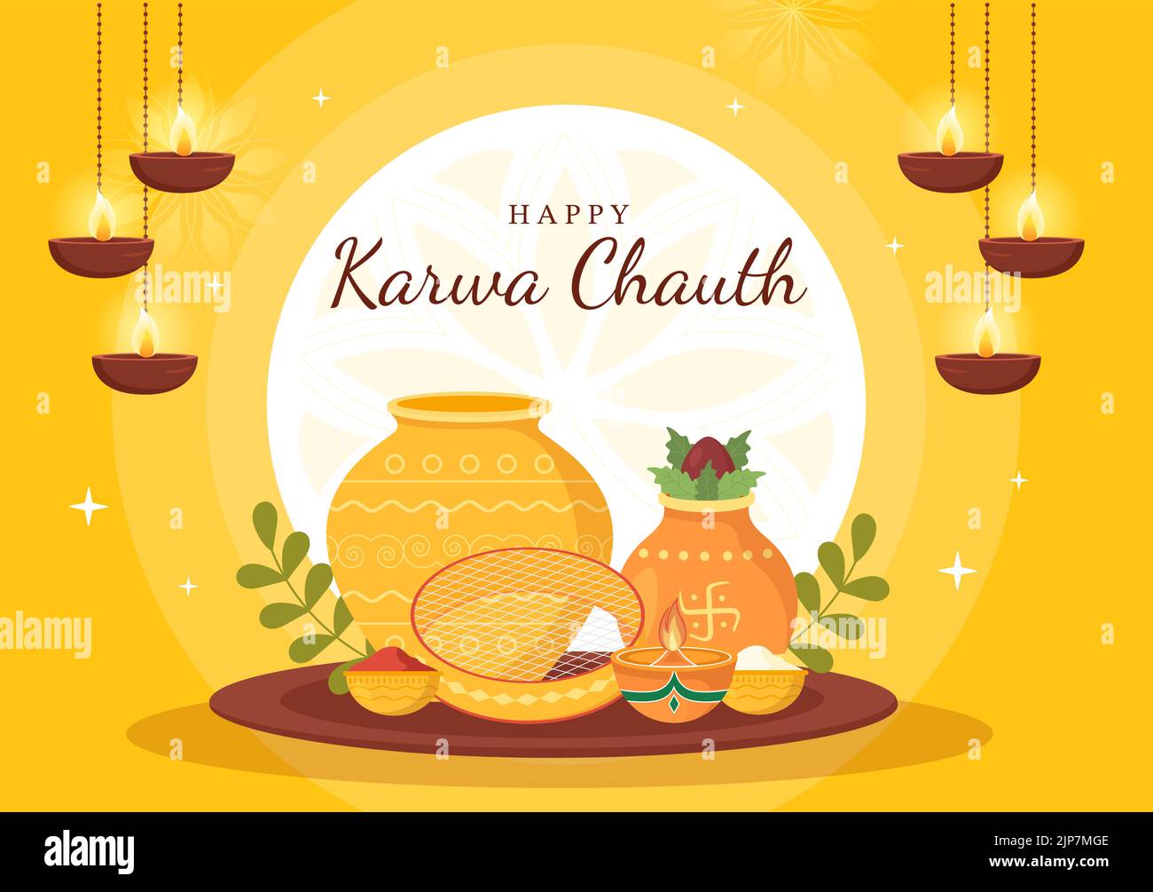 Happy karva chauth Stock Vector Images - Alamy Happy karva chauth Stock Vector Images - Alamy