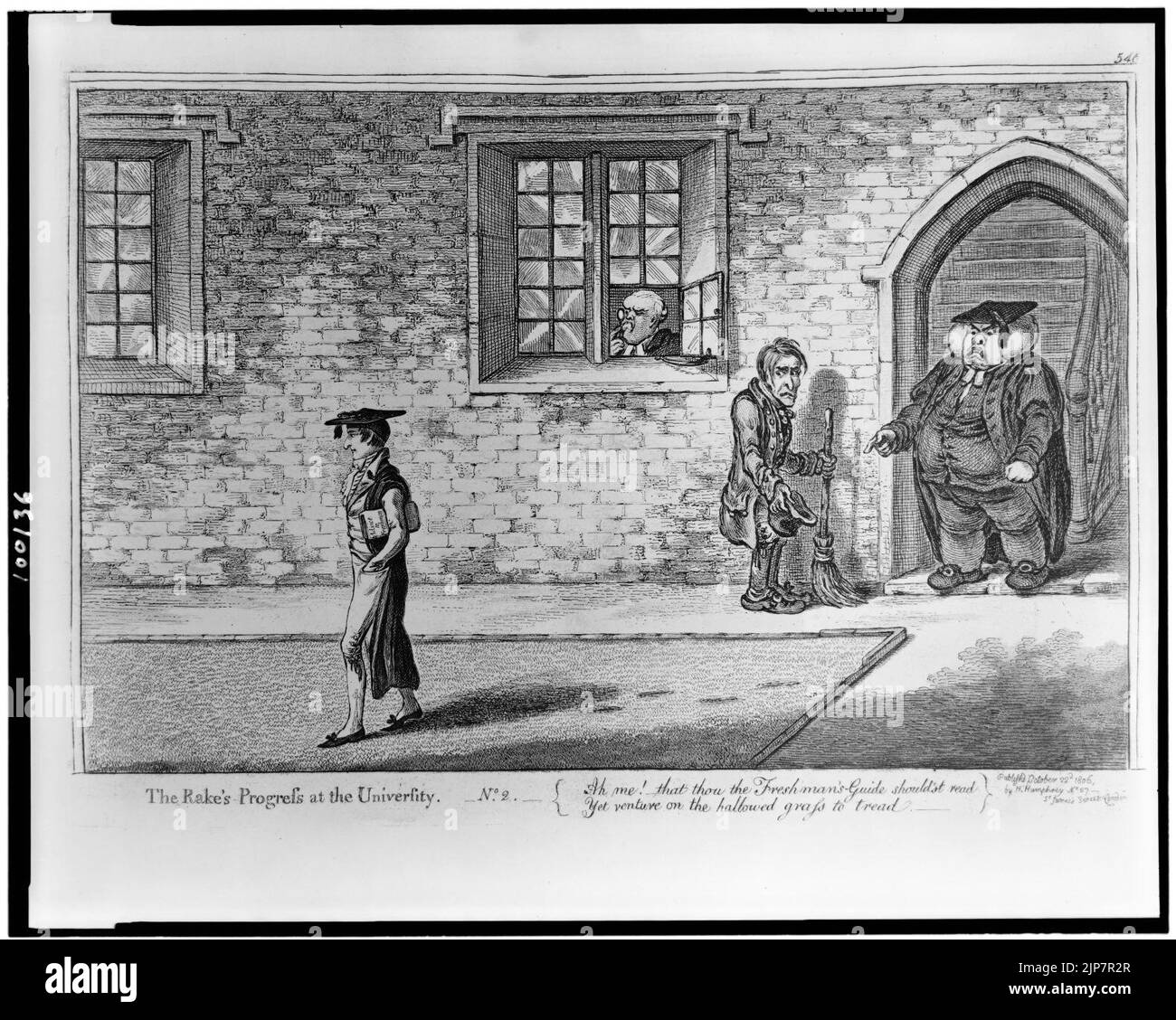 The rake's progress at university. No. 2. Ah me! That thou the freshman