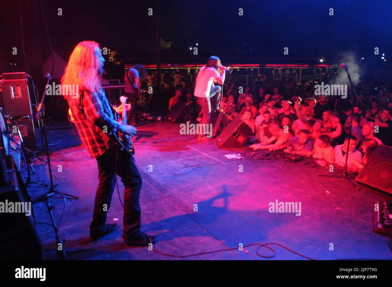 The Red Jumpsuit Apparatus Rocks Guantanamo Stock Photo Alamy