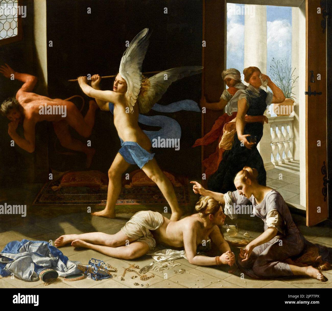 Repentan The Repentant Magdalene (Cagnacci Stock Photo - Alamy