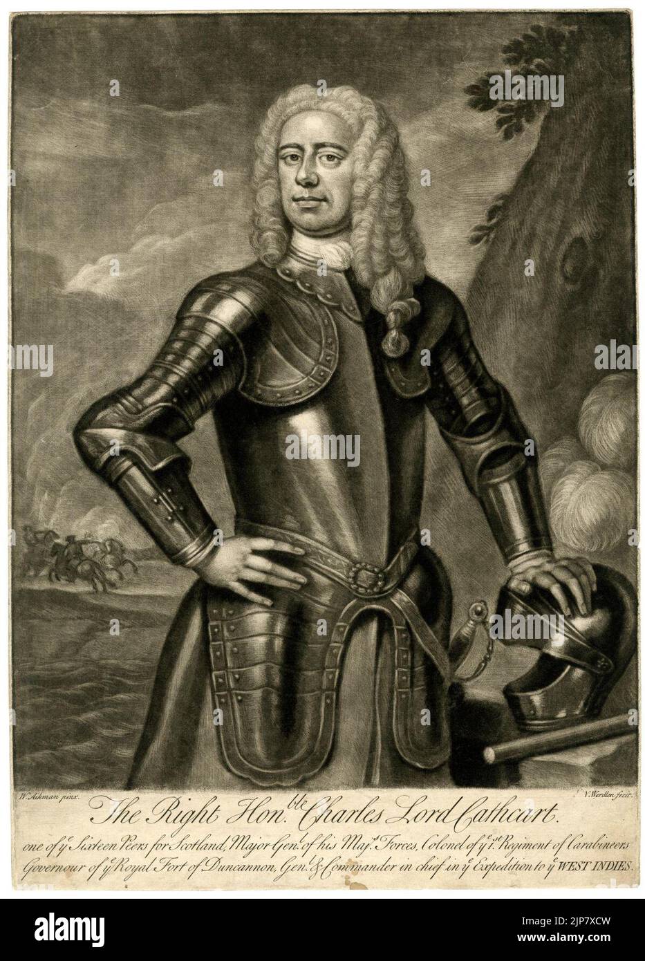 The Right Honble Charles, Lord Cathcart 897872001 Stock Photo Alamy