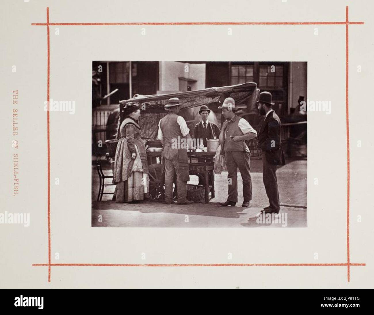 The Seller of Shell-Fish by John Thomson Stock Photo - Alamy