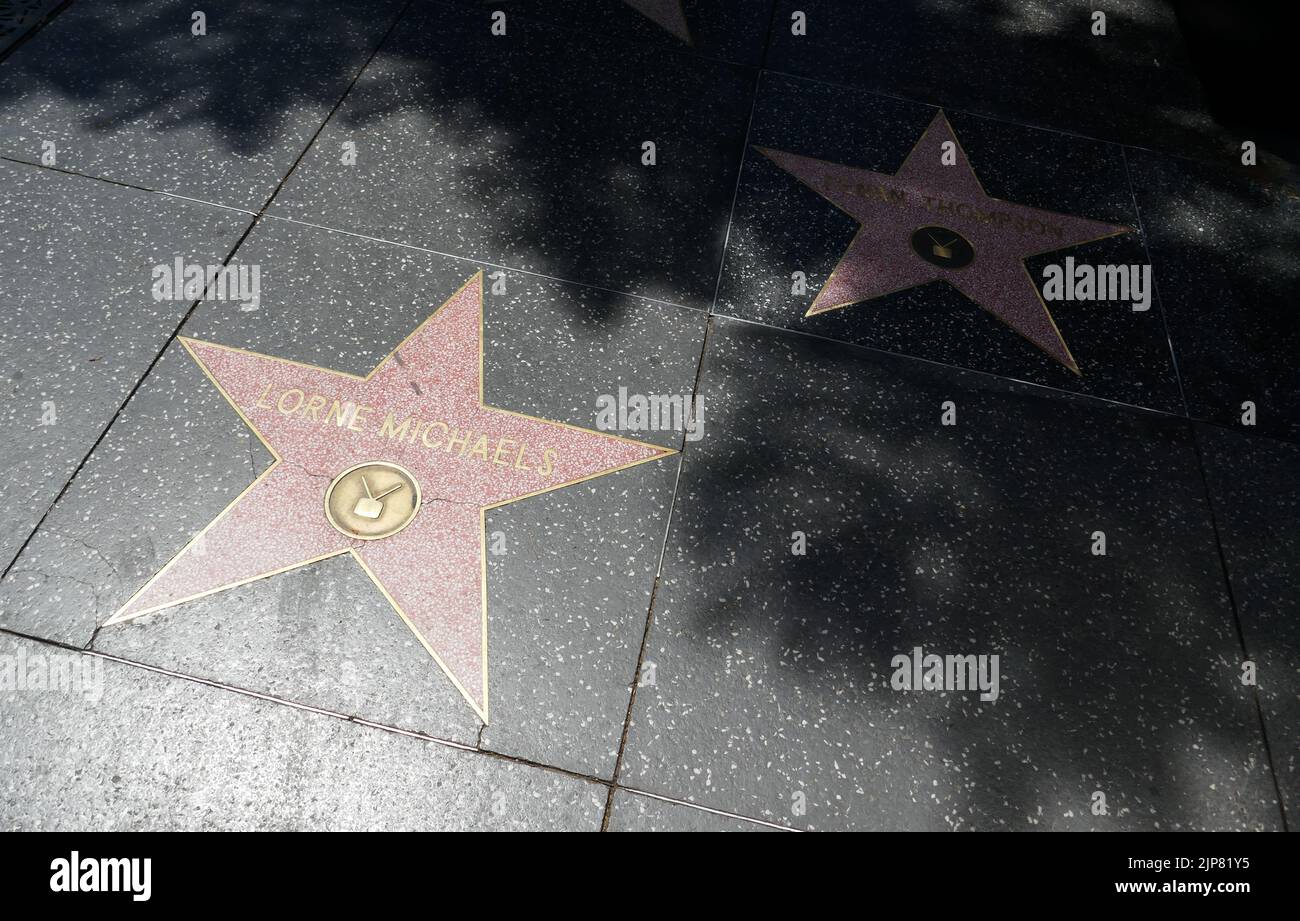 Los Angeles, California, USA 15th August 2022 Lorne Michaels Hollywood Walk of Fame Star and Actor Kenan Thompson's Hollywood Walk of Fame Star on August 15, 2022 in Los Angeles, California, USA. Photo by Barry King/Alamy Stock Photo Stock Photo