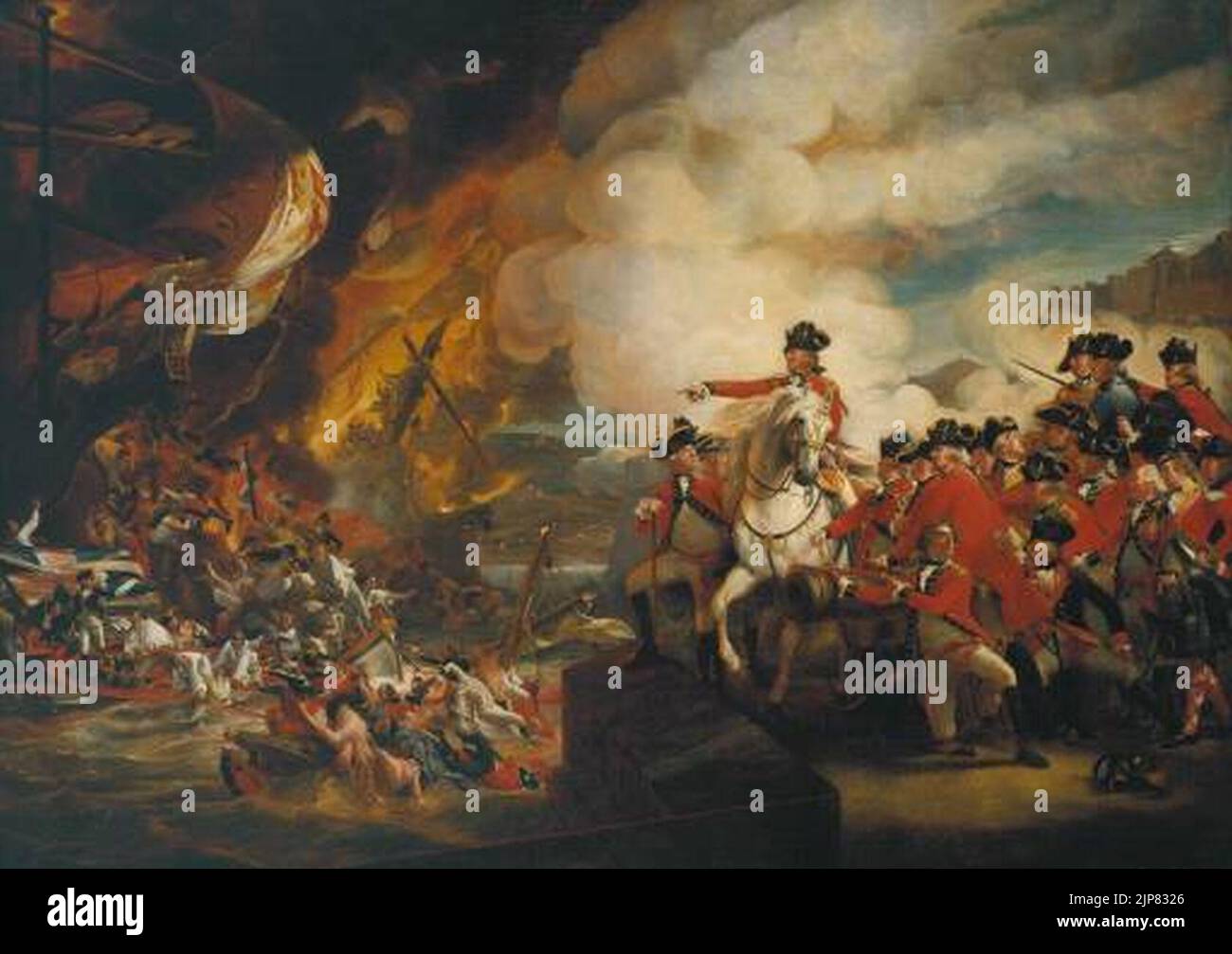 The Siege and Relief of Gibraltar Stock Photo Alamy