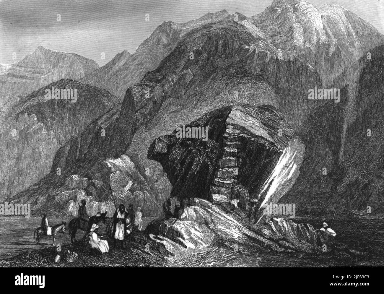 The Sinai Desert, Illustration for La TerreSainte et les lieux