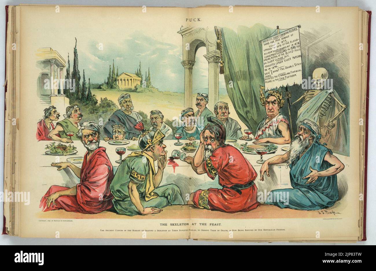 the-skeleton-at-the-feast-j-s-pughe-stock-photo-alamy