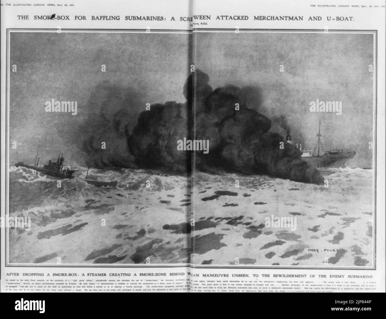 The smokebox for baffling submarinesAfter dropping a smokebox a